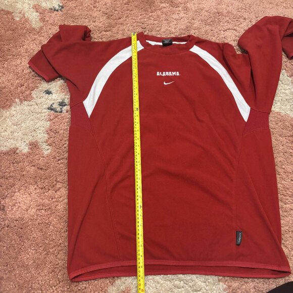 VTG 90s Alabama Authentic NIKE Sweatshirt Mens XL Crimson Red Cozy Long Sleeve - Picture 8 of 8